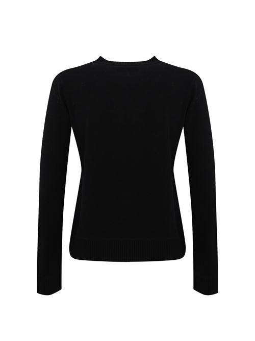 Pullover in misto cashmere con logo Elisabetta Franchi | MK64S46E2685